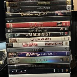 DVD Movies, 34 DVDs, 1 VHS Tape