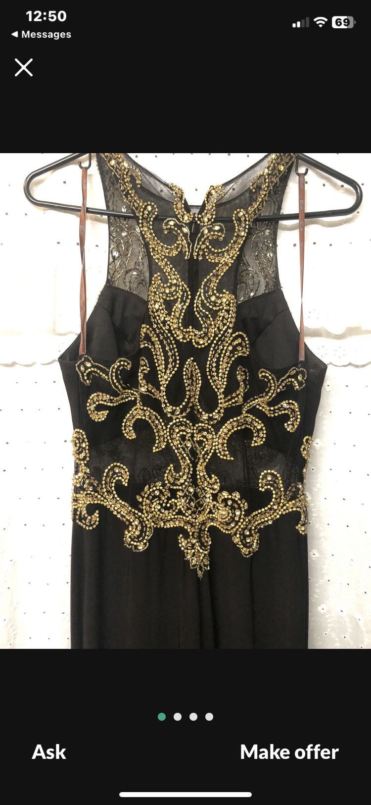 Designer Evening Gown, Nwot GORGEOUS 