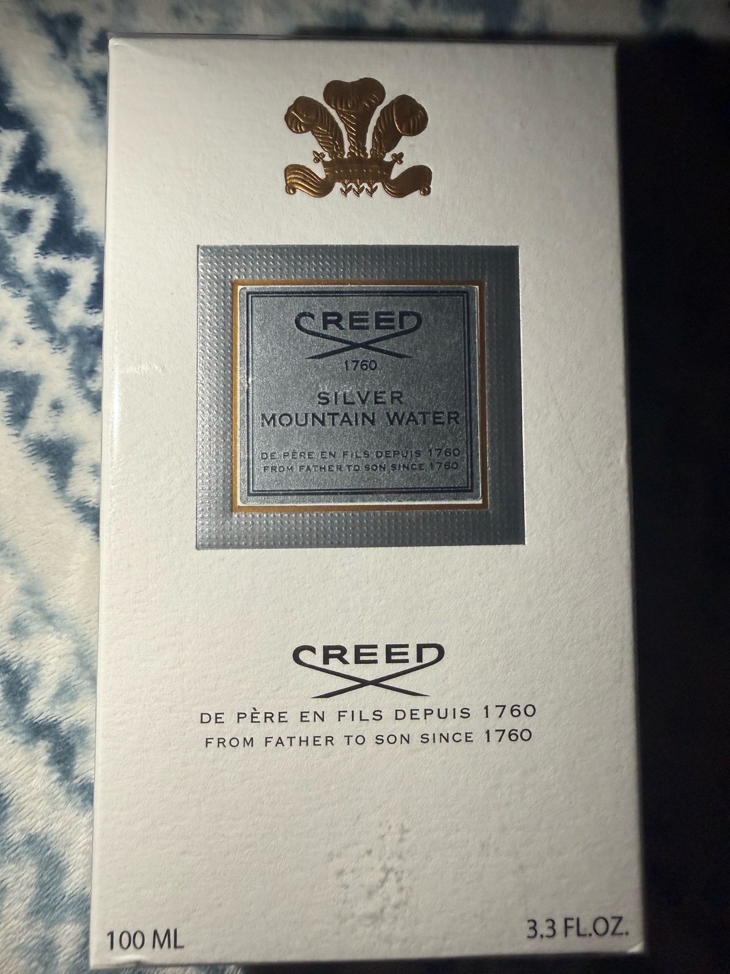 Creed Silver mountain water