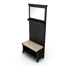 Coat Rack Dresser Entryway Bench With Storage And Mirror $50