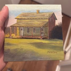Beautiful Small Oil Painting 60$