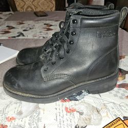 Work America Mens Boots Size 6 Women's Size 8 