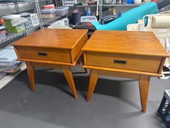Simpli Home Draper Mid-Century End Table - set of 2