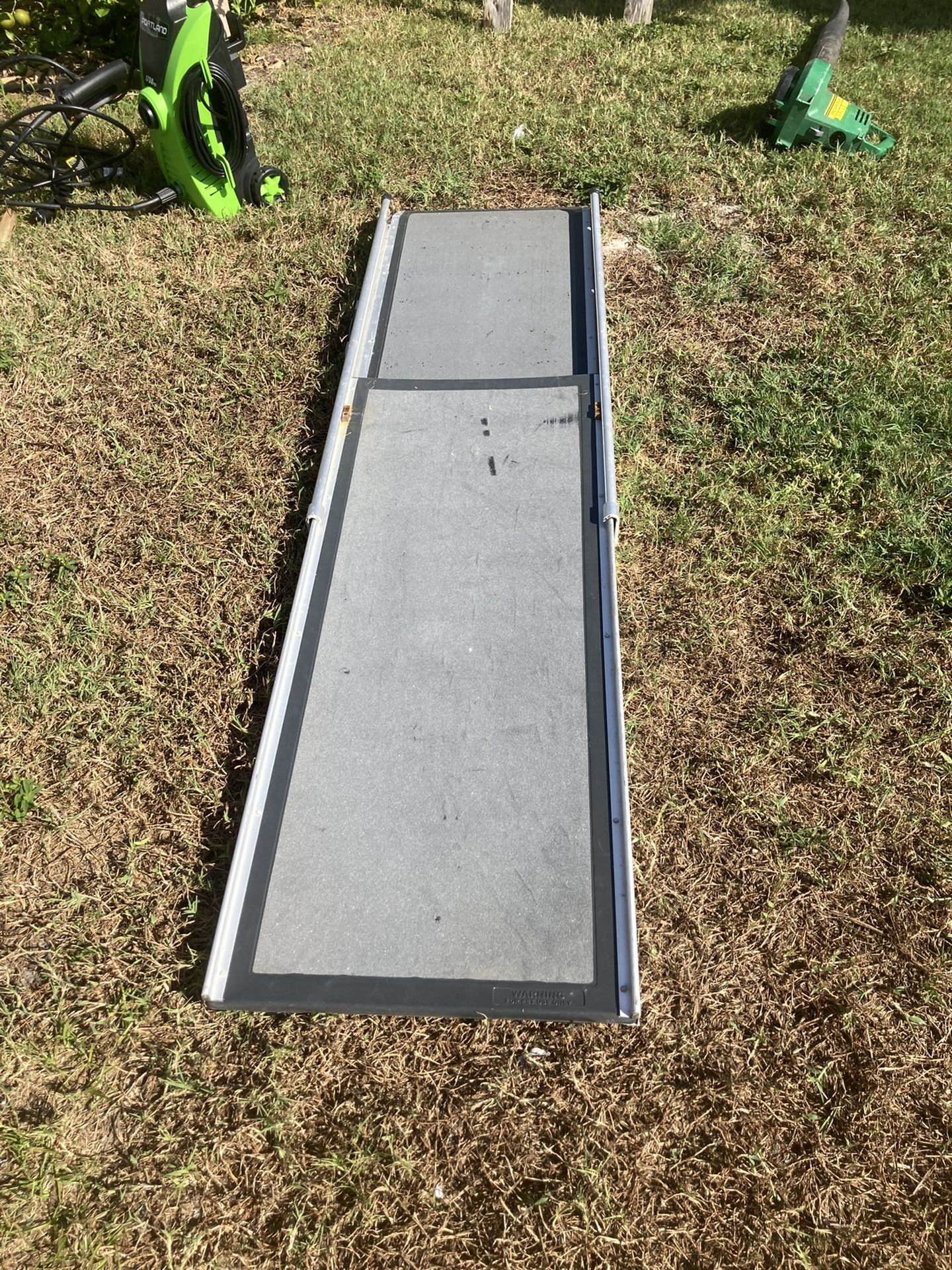 Dog Ramp Gang Plank For Getting In Car/Boat. If Ad Is Up It’s For Sale