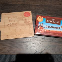 Disney Lion King new Domino's set and charcuterie board Simba 
