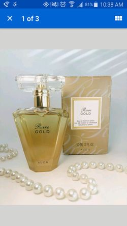 Rare gold avon women perfume