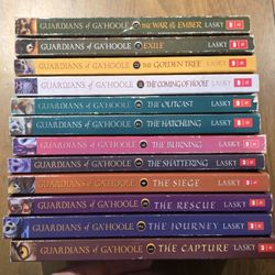 Guardians Of Ga'Hoole Book Lot 12 Kathryn Lasky Scholastic Fantasy PB Set