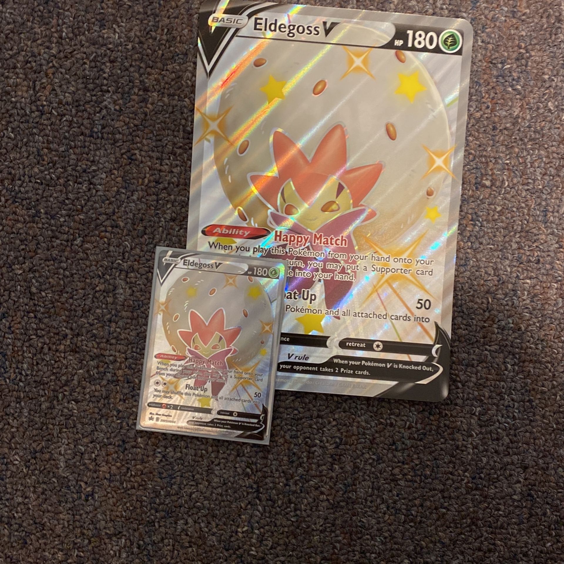 Shiny Eldegoss mint condition just pulled
