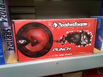New Rockford Fosgate Punch 5 inch 2 way car audio speaker pair
