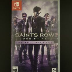 Saints Row - The Third - Nintendo Switch, Tested & Working