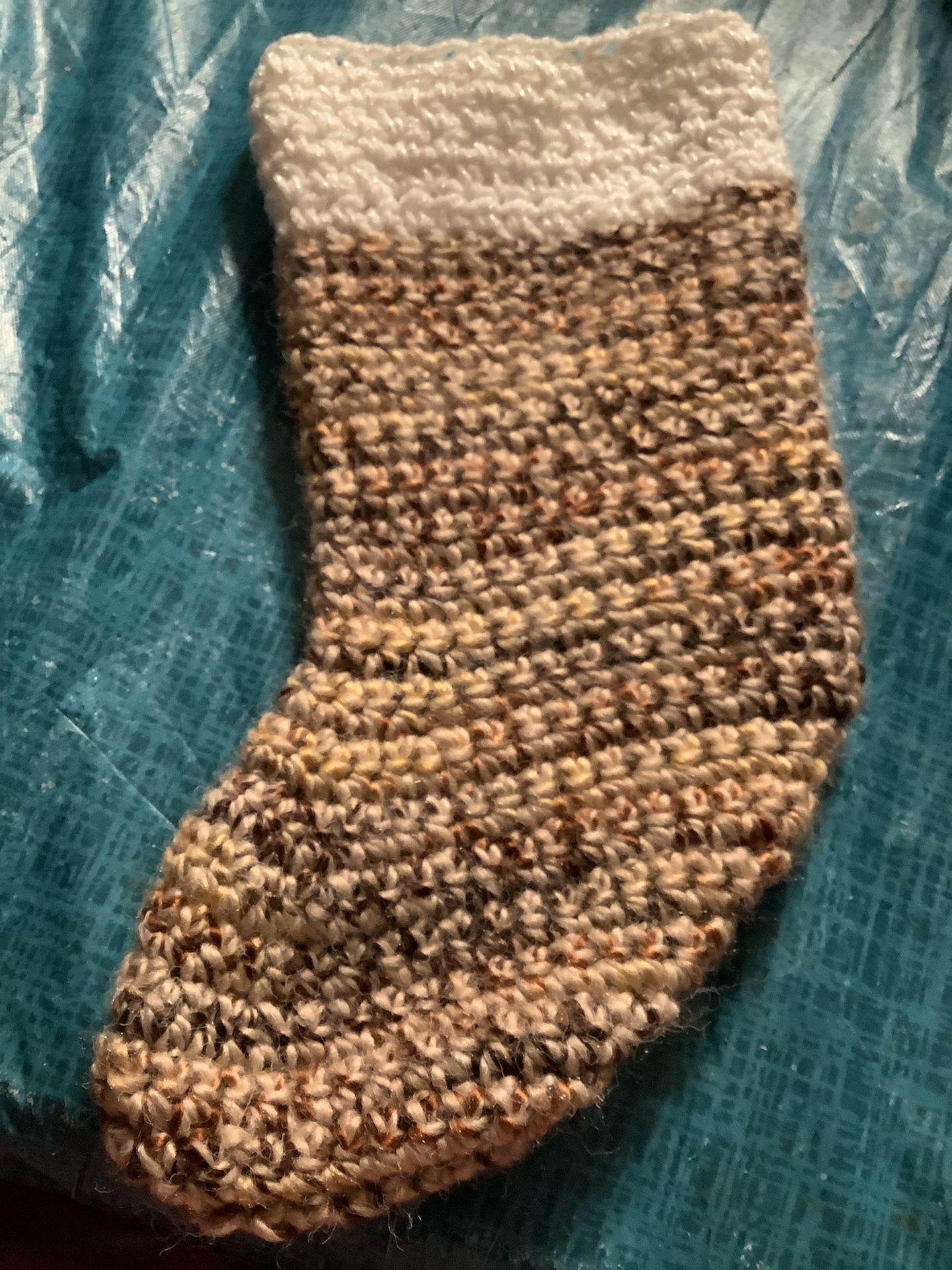 Brown Christmas Stocking