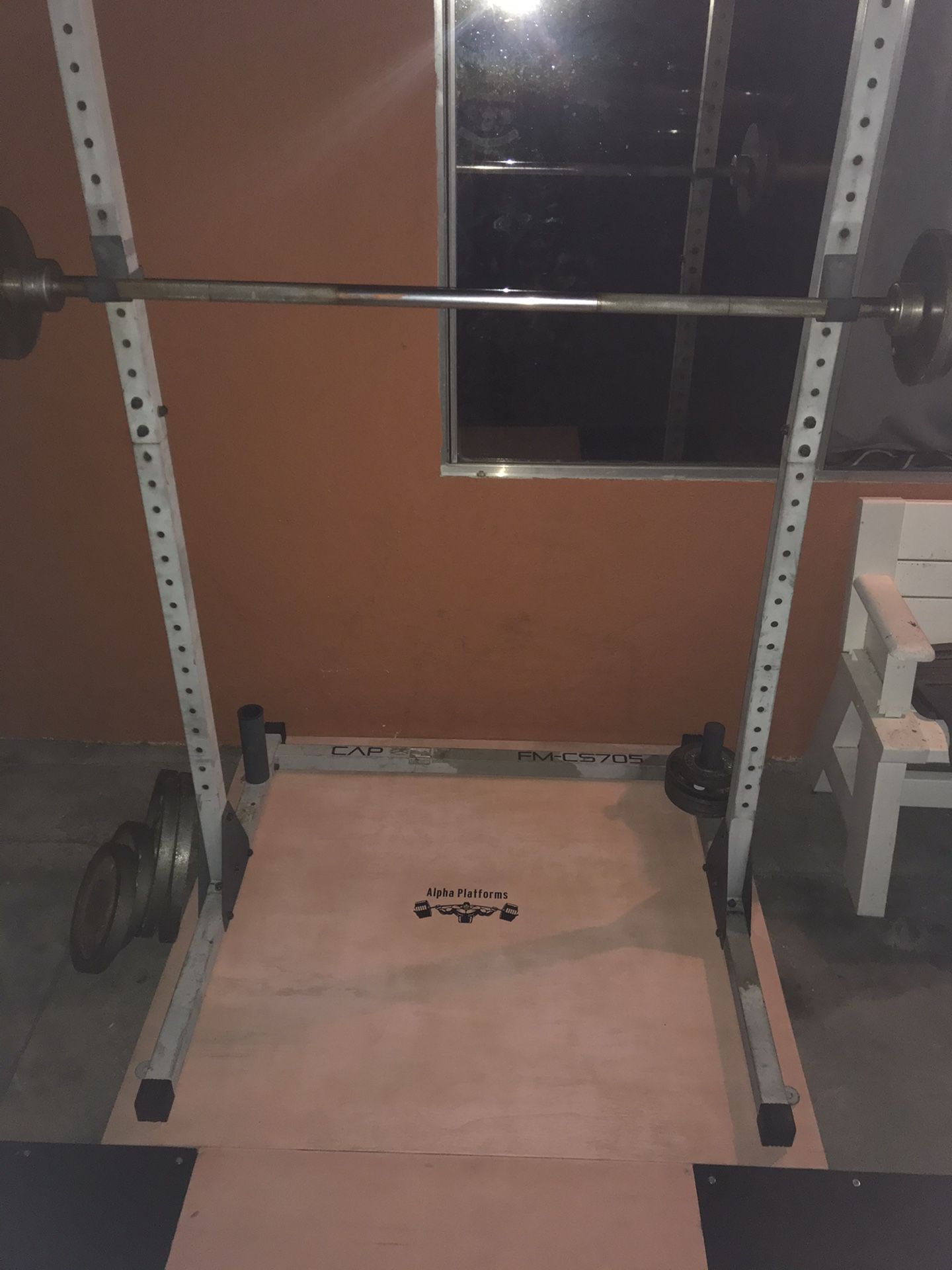 Squat/Deadlift Platform (Custom Made) by Alpha Platforms 4pc. Portable