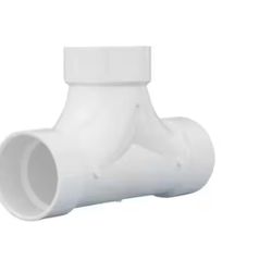 Charlotte Pipe 3 in. DWV PVC 2-Way Cleanout Fitting