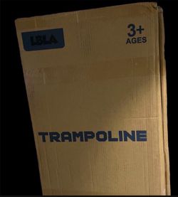 NEW In Box 36 Inch Kids Trampoline With Adjustable Handrail