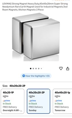 N52 Neodymium Rare Earth Magnets. (Never Used)