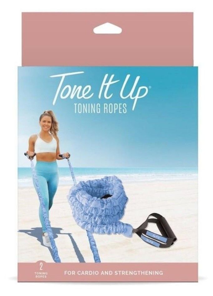 Pair of Tone It Up Toning Ropes, Dual Functioning Cardio/Strengthening BRAND NEW