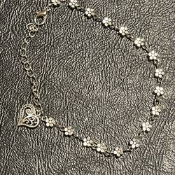 Heart & Flowers Anklet New