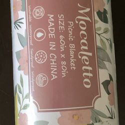 Waterproof Picnic Blanket 60” X 80”