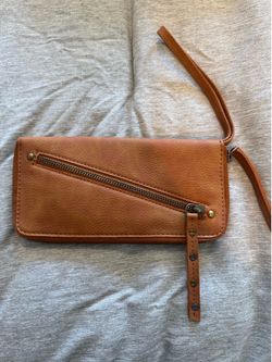 Free People Vegan Zip Wallet