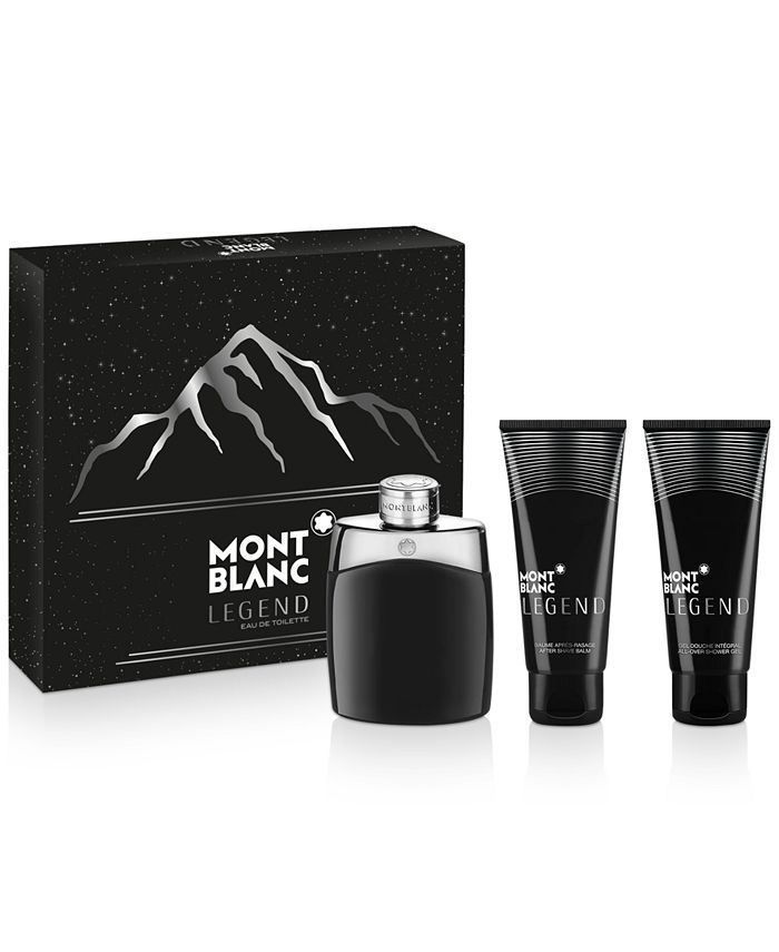 Mont Blanc Legend Eau De Toilette Set 100% Authentic