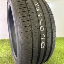 T123  255 40 20 101Y  Falken  Azenis FK510  One Used Tire 90% Life 
