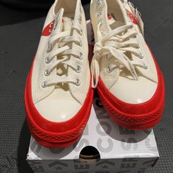 Brand New C onverse x Comme des Garçons PLAY Chuck 70 Size 9.5 Men 