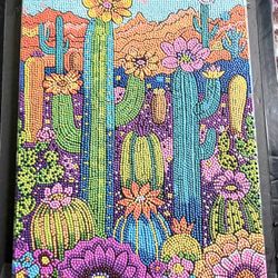 Arizona Cati Completed Diamond Art