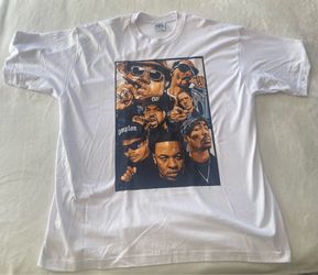 Hip-Hop Legends (Ice Cube, Eazy-E, Dr. Dre, 2Pac, Ice Cube, Eminem, The Notorious B.I.G. & Snoop Dogg) T-Shirt (2XL)