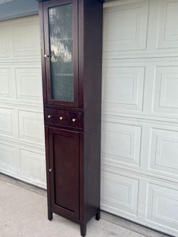 7 Foot Tall, Accent Cabinet Or Curio 