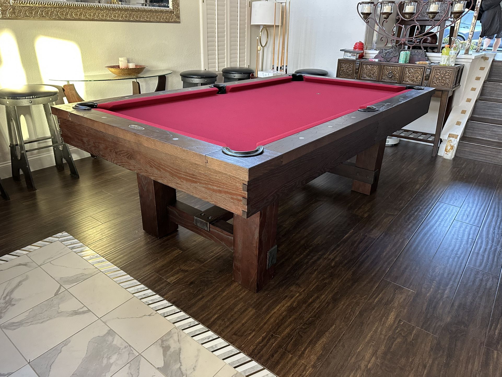 7’ Pool Table With Dining Top - Free Pro Delivery & Set Up