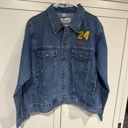 Vintage NASCAR Denim Jacket