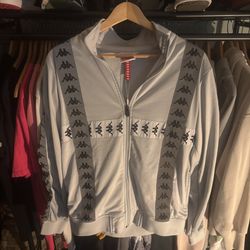 Gray Kappa Track Jacket
