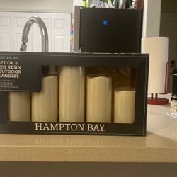 LED Resin Outdoor Candles