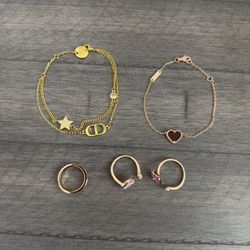 bracelets And Rings 10$ Each