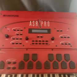 Ensoniq ASR-X Pro Resampling Production Studio 1998 - Red 