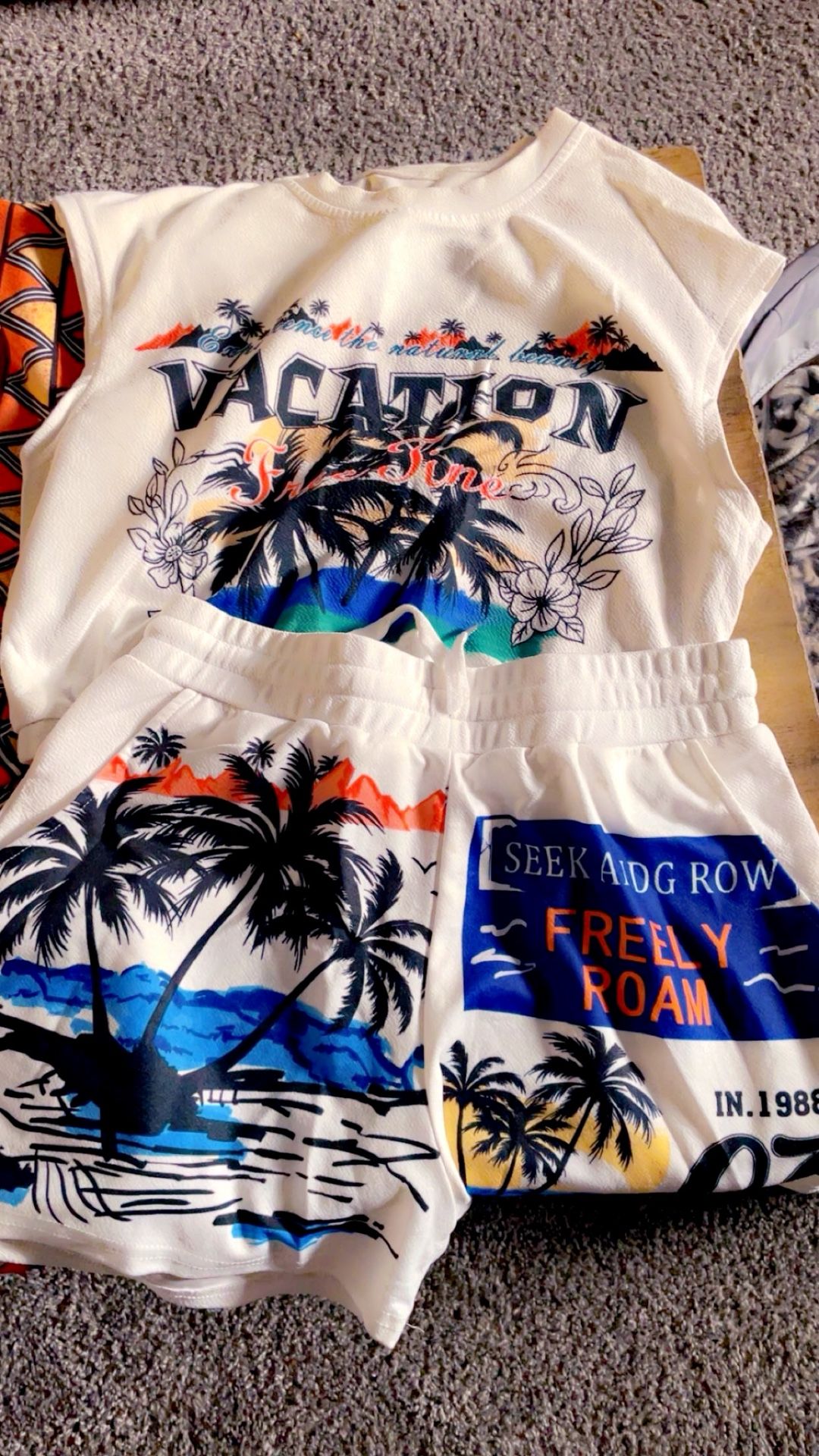 Women’s 3 Two Piece Short Set