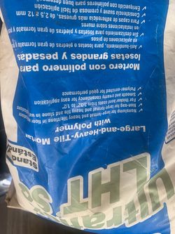 Grout and mortar