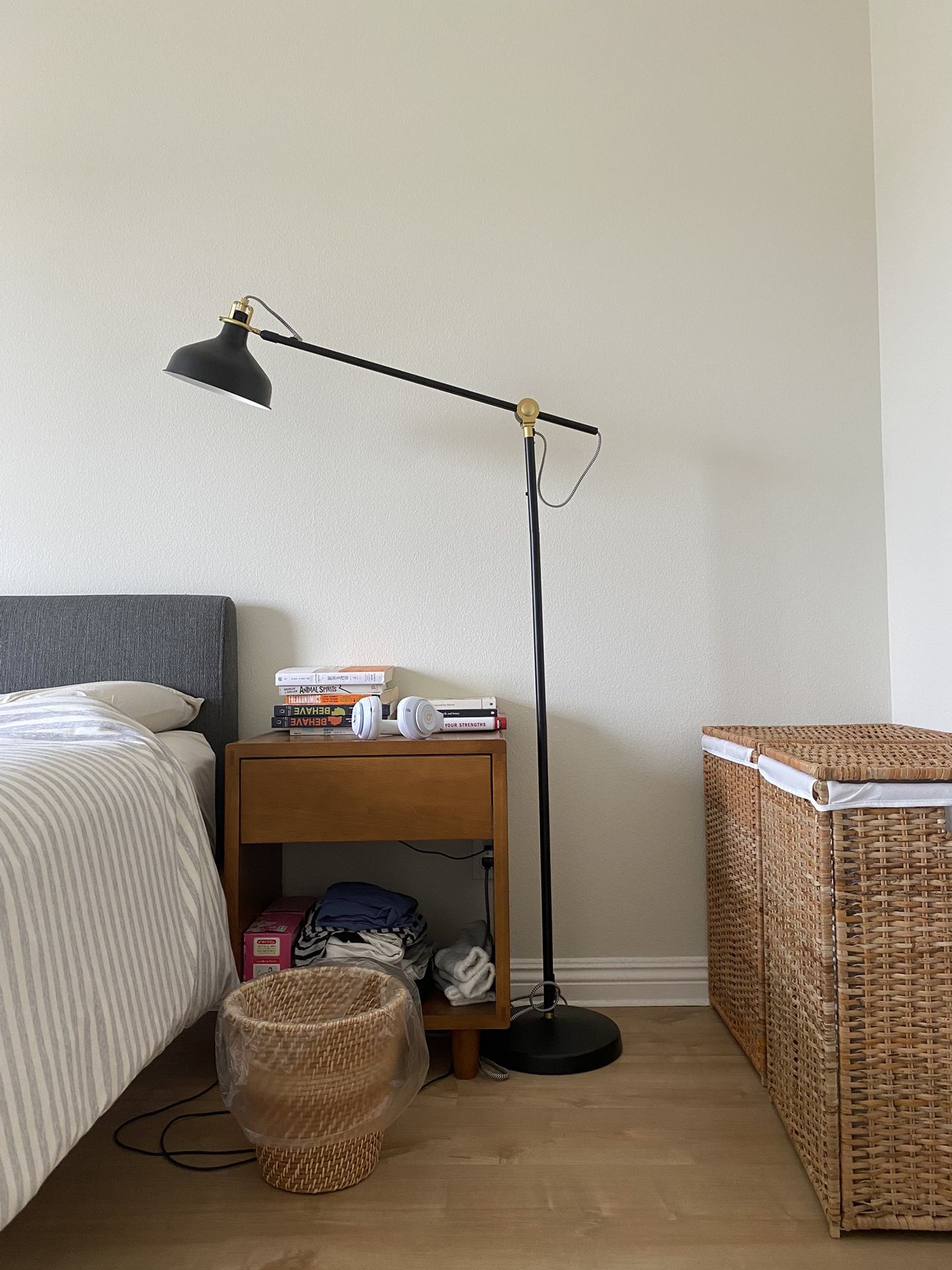 IKEA RANARP Floor/Reading Lamp (Black)