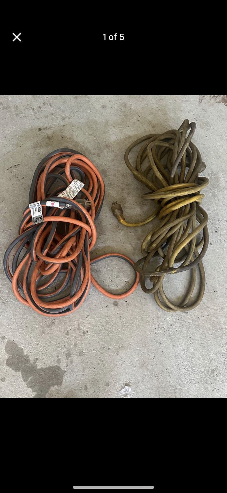 Electric Extensions Cords