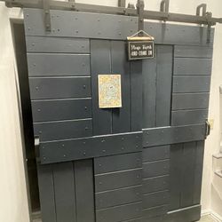 Dual Sliding Barn Doors 