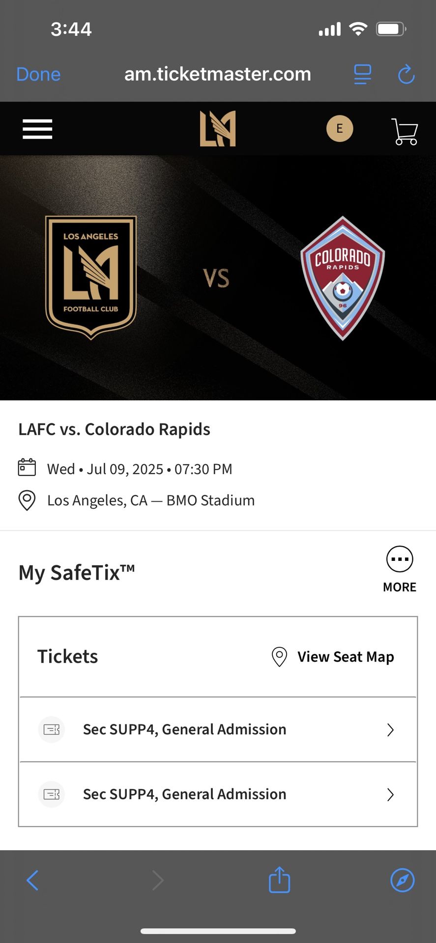LAFC Vs Colorado