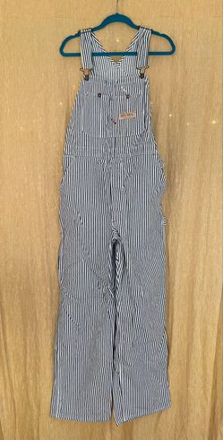 Big Mac Pinstripe Denim Overalls