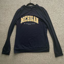 Dark Blue Michigan Sweatshirt 