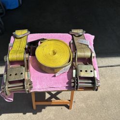 New 3” Strap And 2 Ratchets 1 New And 1 Used