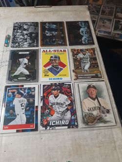 18 Japanese Hall famers Ichiro Baseball Cards