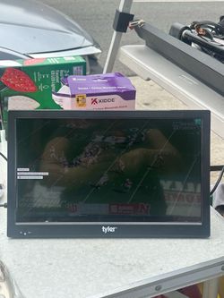 Rechargeable portable TV with radio $100