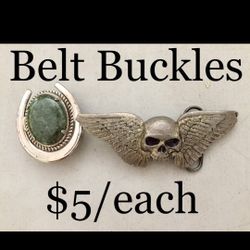 Vintage Belt Buckles Only $5 Each! 