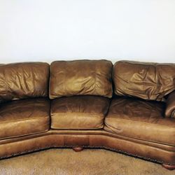 Leather Couch Set