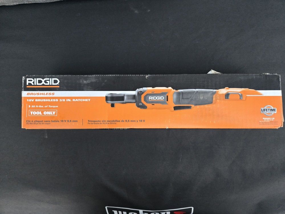 RIDGID 18V Brushless Cordless 3/8 in. Ratchet (Tool Only)