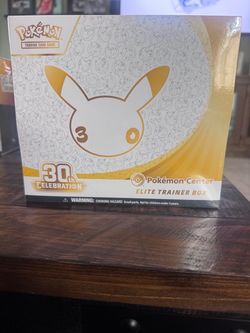 Pokémon TCG Pokémon center 30th anniversary celebrations ETB